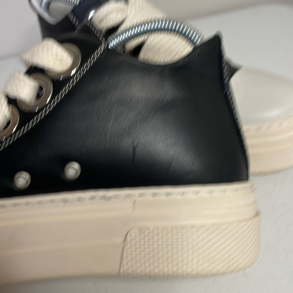 croe (Christian zerotre) Calipso 200 Black Cream Laces Chunky platform Size 39 - Picture 6 of 11